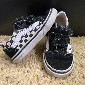 Toddler checkered vans